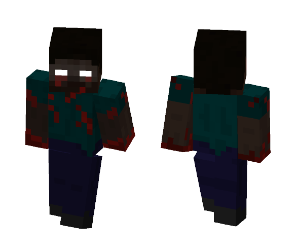 blood Glow Herobrine 2 - Herobrine Minecraft Skins - image 1