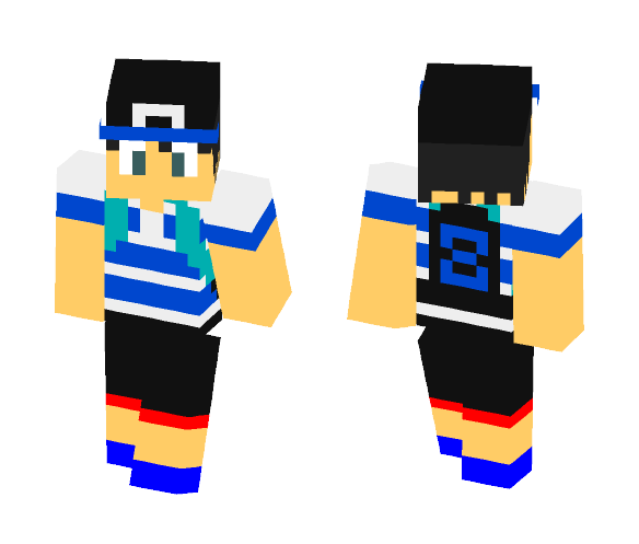 Pokémon sun moon Player - Male Minecraft Skins - image 1