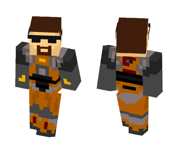 Download Free Gordan Freeman HλLF-LIFE UPDATED! Skin for Minecraft image 1 Gordan Freeman HλLF-LIFE UPDATED! - Male Minecraft Skins - image 1