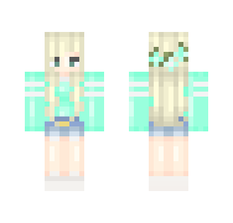 tumblr mint green girl ♥︎