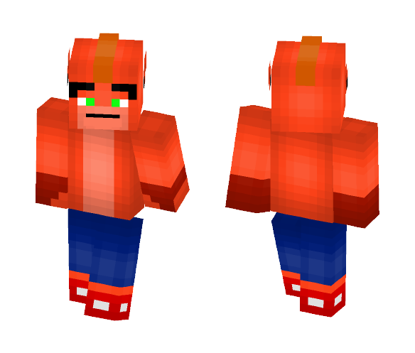 Download Free Crash Bandicoot | Crash Bandicoot Skin for Minecraft image 1 Crash Bandicoot | Crash Bandicoot - Male Minecraft Skins - image 1