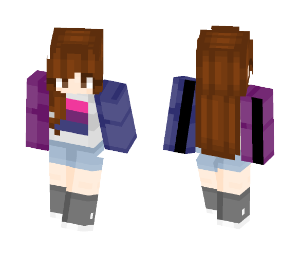 Bi Pride! ♡ - Female Minecraft Skins - image 1