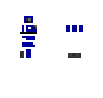 R2D2 - Male Minecraft Skins - image 2