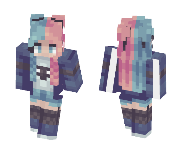 skin trade with Eden (popreel!!!!!) - Female Minecraft Skins - image 1