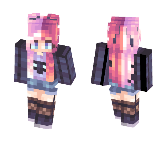 εժεռ- Punk with a side of edge - Female Minecraft Skins - image 1