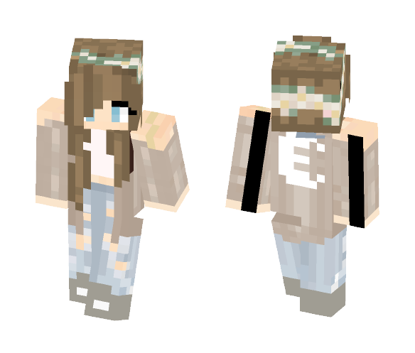 Moon Sweater - Female Minecraft Skins - image 1