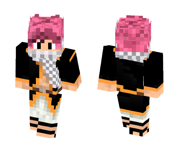 Natsu Dragneel - Male Minecraft Skins - image 1