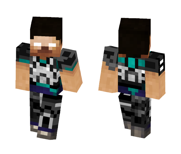 Armored Herobrine HD #2 - Herobrine Minecraft Skins - image 1