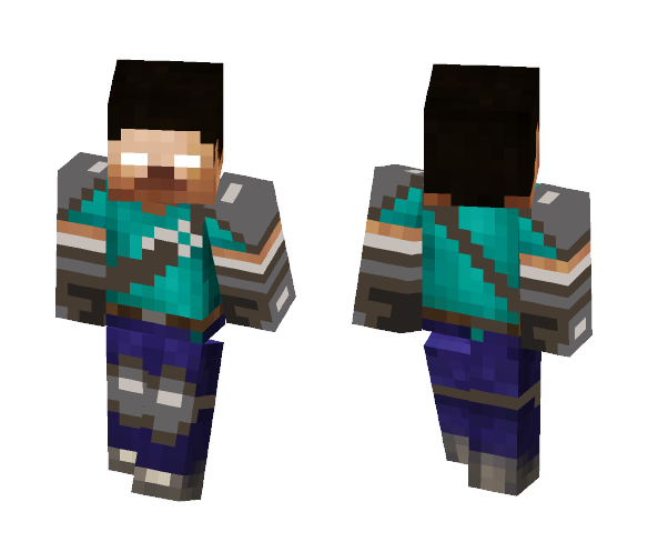 Armored Herobrine HD - Herobrine Minecraft Skins - image 1