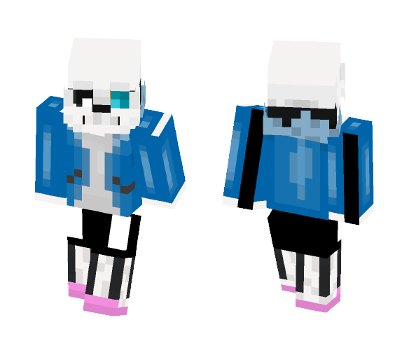 Sans (Undertale) (Genocide Run) - Male Minecraft Skins - image 1