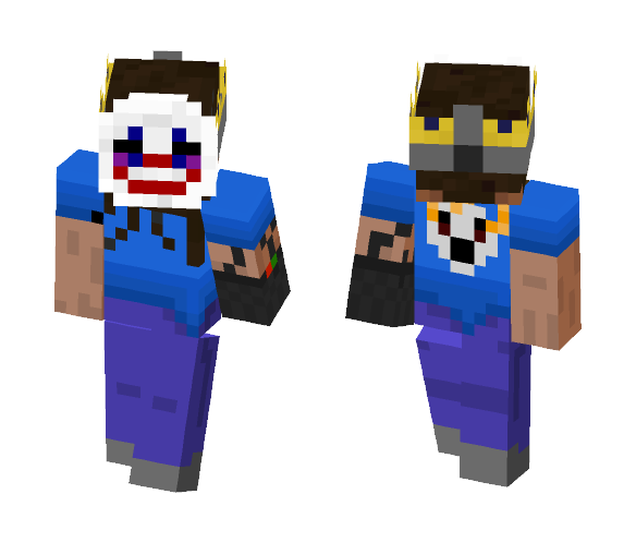 Download Free Heist pow pow Skin for Minecraft image 1 Heist pow pow - Male Minecraft Skins - image 1