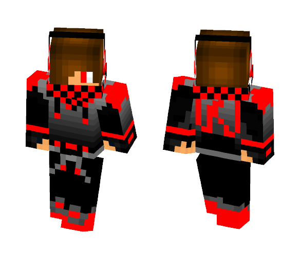 gamer boy red edition - Boy Minecraft Skins - image 1