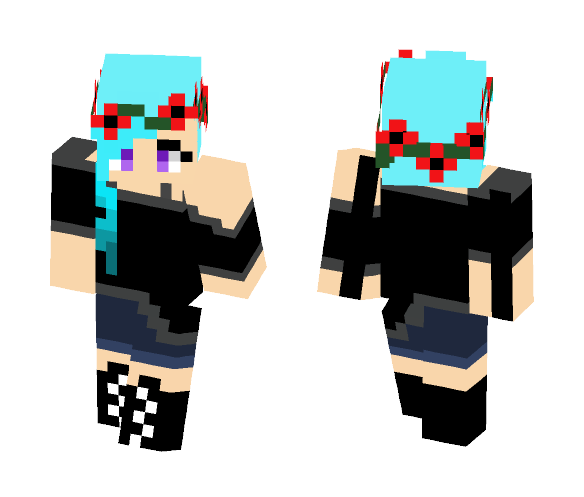 ~Flower Crown~ - Flower Crown Minecraft Skins - image 1