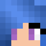 Blue Haired Girl - Color Haired Girls Minecraft Skins - image 3