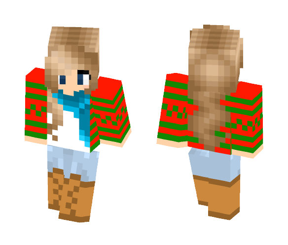 Christmas Girl - Christmas Minecraft Skins - image 1