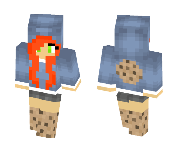 Download Free Cookie Girl Skin for Minecraft image 1 Cookie Girl - Girl Minecraft Skins - image 1