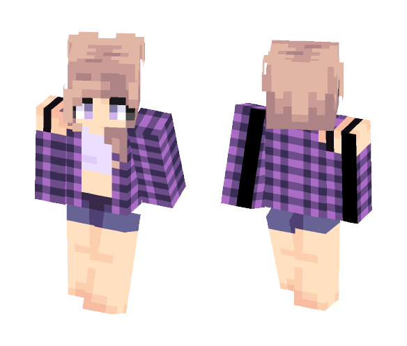 Purple Is A Pretty Colour - Female Minecraft Skins - image 1