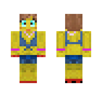 Comic-Style Beachgirl