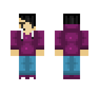 GUY WITH A PURPLE HOODIE - Male Minecraft Skins - image 2