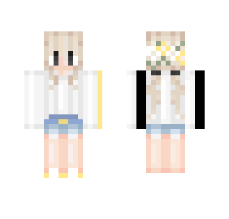 Blonde Ponytail Adidas Girl - Girl Minecraft Skins - image 2