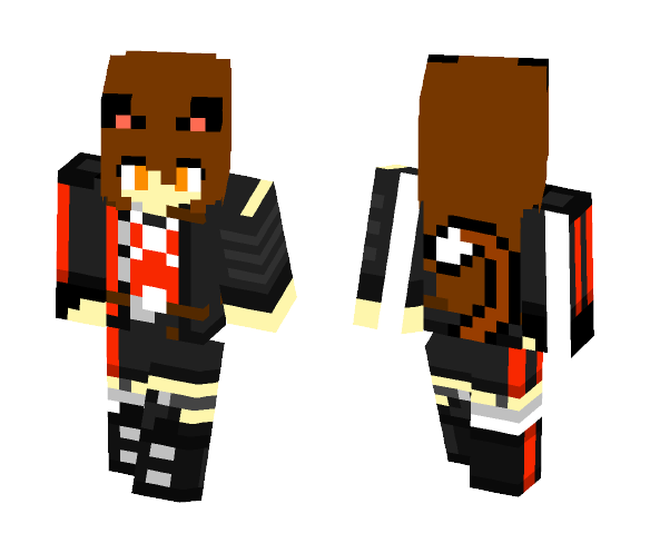 Cute Badass Cat Girl - Cat Minecraft Skins - image 1