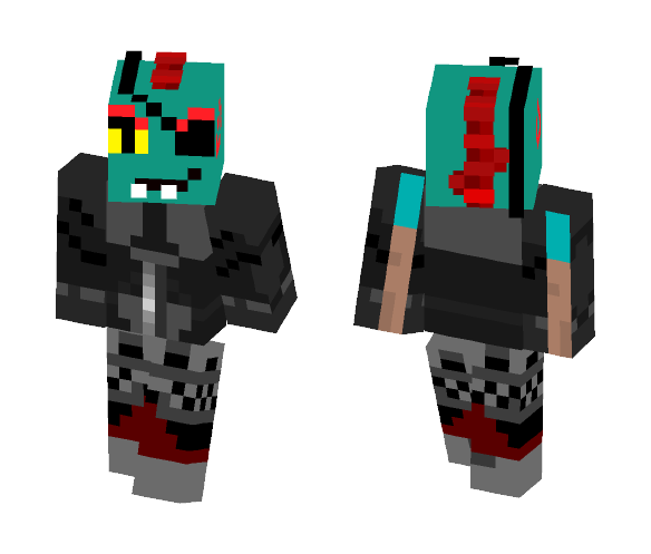 undyne - Male Minecraft Skins - image 1