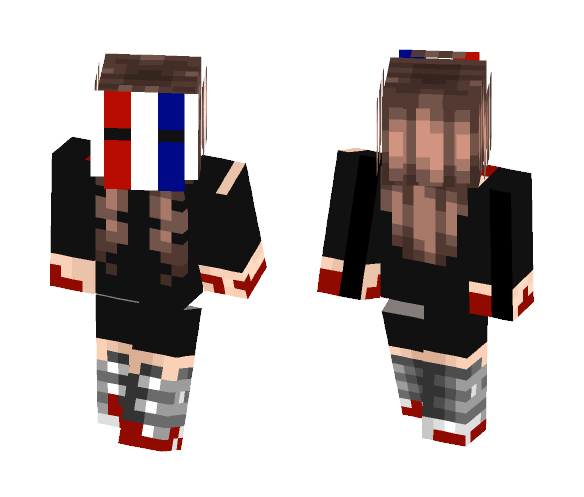 Purge Girl - Girl Minecraft Skins - image 1