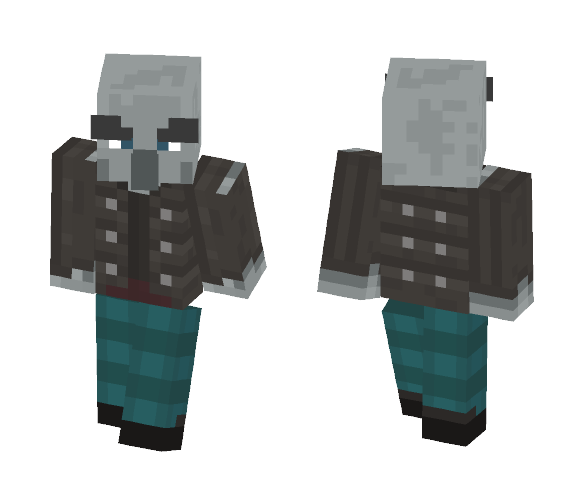 Illager Vindicator (Alex Template) - Other Minecraft Skins - image 1