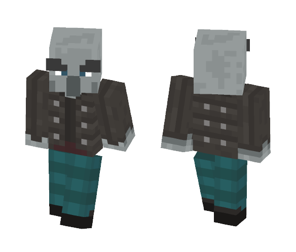 Illager Vindicator (Steve Template) - Other Minecraft Skins - image 1