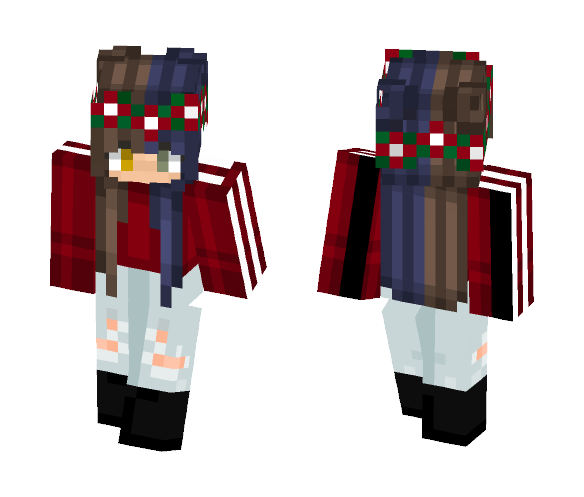 (Hayley)Anime Girl #1 - Girl Minecraft Skins - image 1