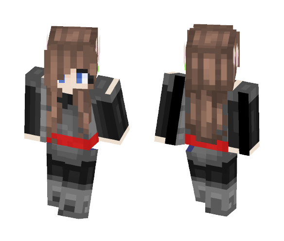 Black Goku GI - Female Minecraft Skins - image 1