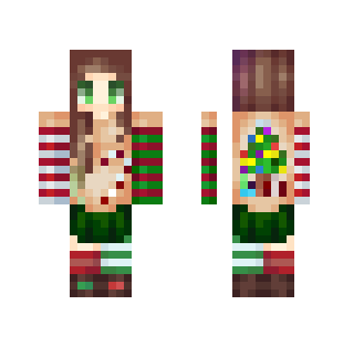 I decided to make a holiday skin
