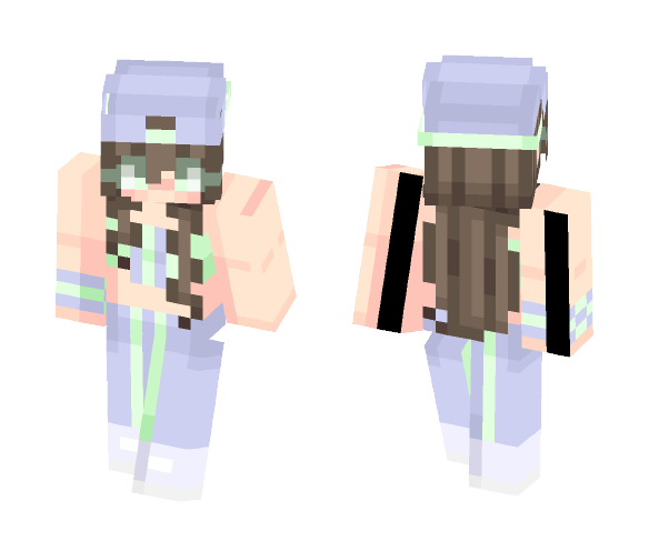 I think... It's a breakdancer...~ - Female Minecraft Skins - image 1