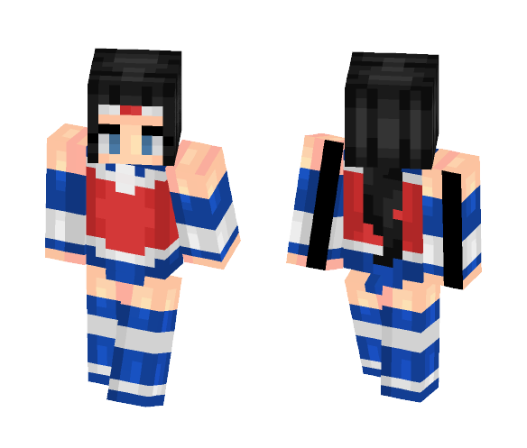 Download Free Wonder Woman - Justice League War Skin for Minecraft image 1 Wonder Woman - Justice League War - Comics Minecraft Skins - image 1