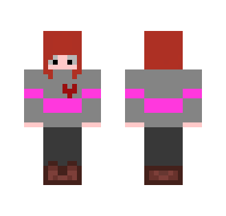 Futurtale frisk - Male Minecraft Skins - image 2