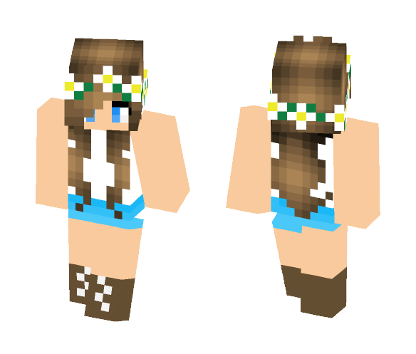 cute country girl - Cute Girls Minecraft Skins - image 1