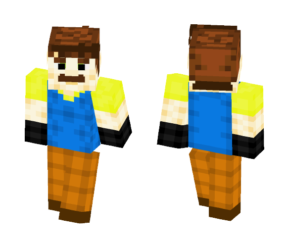 Mr. Wilson (Hello Neighbor) - Male Minecraft Skins - image 1