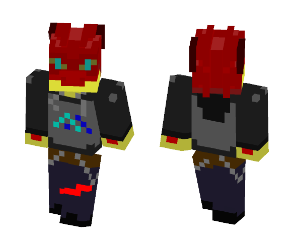 Download Free DragonFl4mes Skin for Minecraft image 1 DragonFl4mes - Male Minecraft Skins - image 1