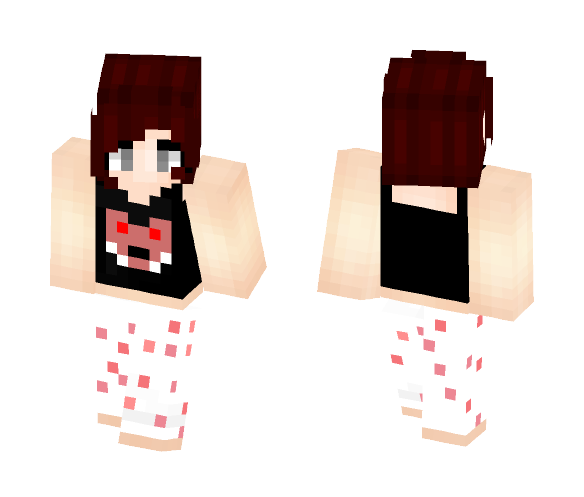 RWBY - Ruby Rose Pajamas - Female Minecraft Skins - image 1