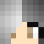 Download Free Black and white haired girl Skin for Minecraft image 3 Black and white haired girl - Color Haired Girls Minecraft Skins - image 3