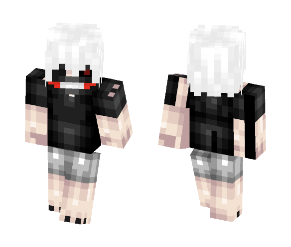 Tokyo Ghoul-Kaneki Ken - Male Minecraft Skins - image 1