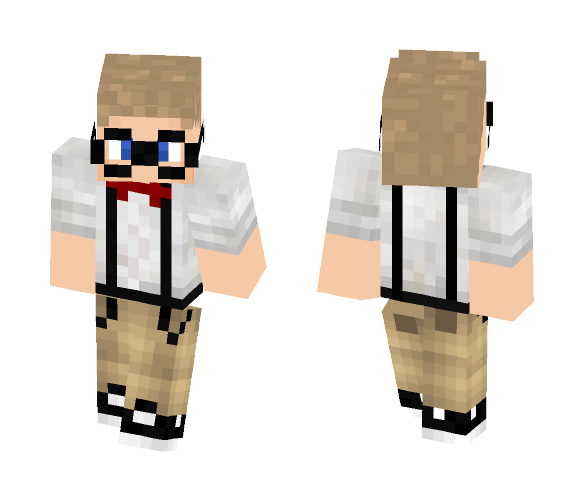 Nerd (Remake) - Male Minecraft Skins - image 1