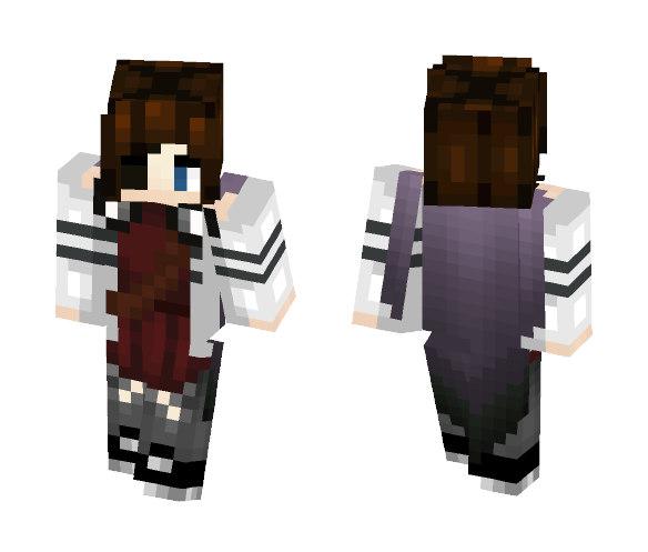 Download Free Arrow Love | UT OC Skin for Minecraft image 1 Arrow Love | UT OC - Female Minecraft Skins - image 1