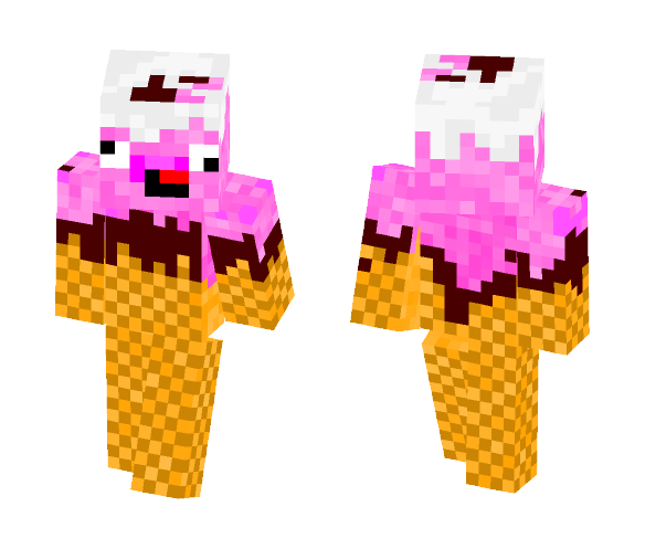 Download Free derp triple scoop ice cream man Skin for Minecraft image 1 derp triple scoop ice cream man - Interchangeable Minecraft Skins - image 1