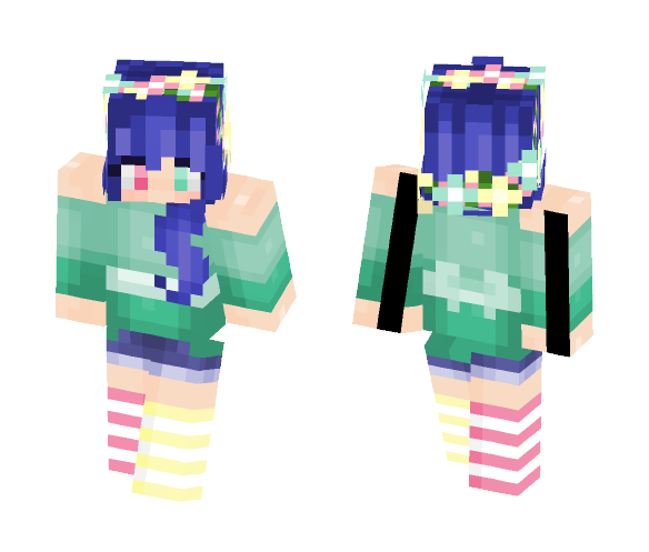 Crystal slime - Female Minecraft Skins - image 1