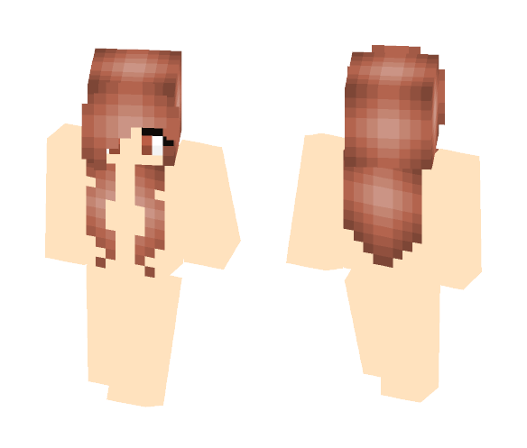 Brownish red hair girl - Color Haired Girls Minecraft Skins - image 1
