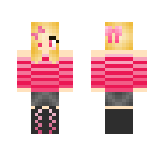 Short haired girl who loves pink - Color Haired Girls Minecraft Skins - image 2