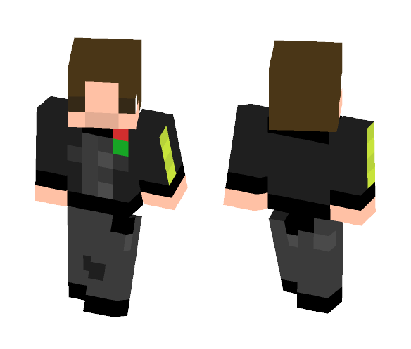 8-Bit Tux Skin - Male Minecraft Skins - image 1