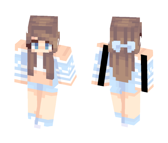 Beach Blue | ST - Female Minecraft Skins - image 1