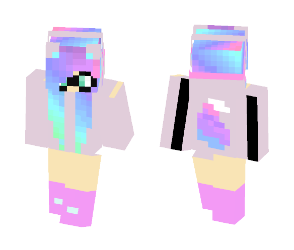 Wolffey nerd ^3^ - Female Minecraft Skins - image 1